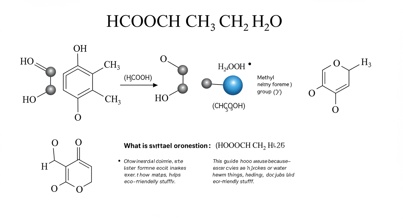 HCOOCH CH2 H2O