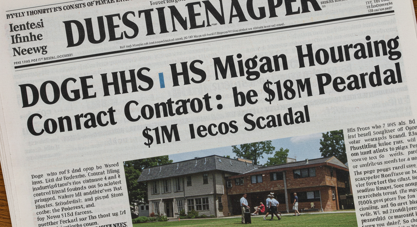 doge hhs migrant housing contract