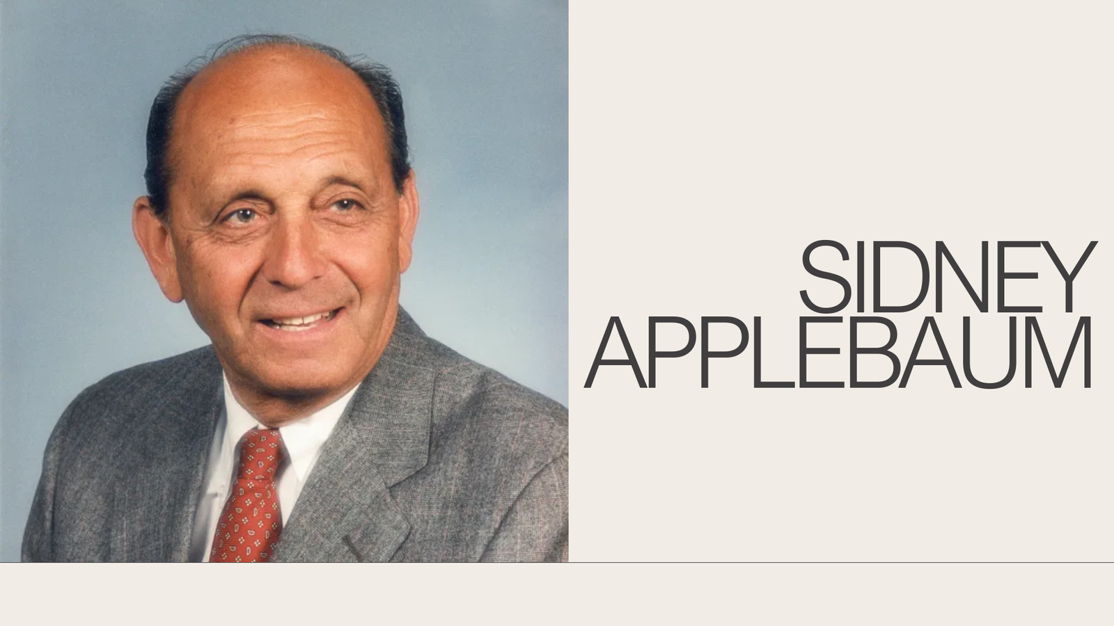 sidney applebaum
